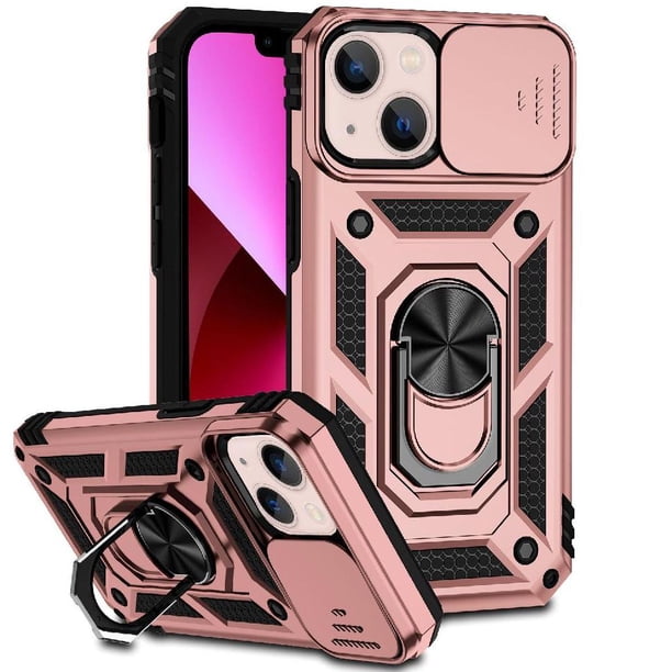 Estuche GANGXUN para iPhone 13 Mini, soporte giratorio 360°, estilo mecánico y magnético