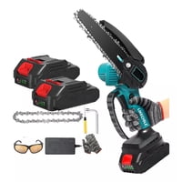 Genérico - Motosierra Electrica Inalambrica 2 Baterias Motor Reforzado