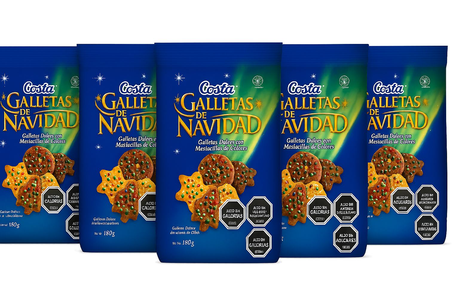 Costa - Galletas De Navidad Pack X 5