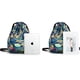 thumbnail image 3 of Mochila de gimnasio con cordón XMRSOY Bolsa de nailon resistente al agua, 3 of 6