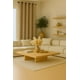 thumbnail image 2 of Pack 2 Cortina Engomada Termica Tela Delgada 100% Blackout 140X225 dorado 140X225, 2 of 9