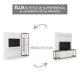 thumbnail image 2 of Rack Tv 60" Home Design Blanco Oro, 2 of 4