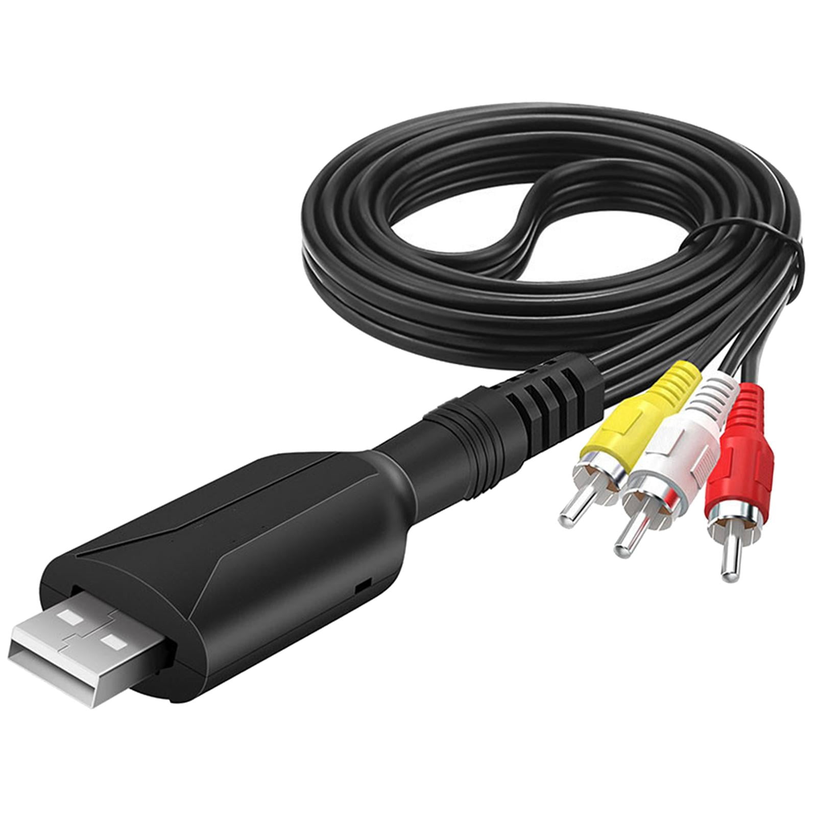 Magideal - Grabadora De Tarjeta De Captura De Sonido Y Video Usb 2.0 Dispositivo Divisor Plug Usb 2.0 Rca Tarjeta De Captura De Sonido Y Video Para