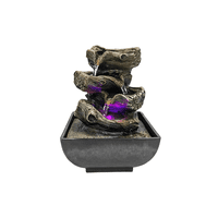 Mundo Online - Decoración Cascada/Fuente De Escritorio 4 Niveles Con Luces