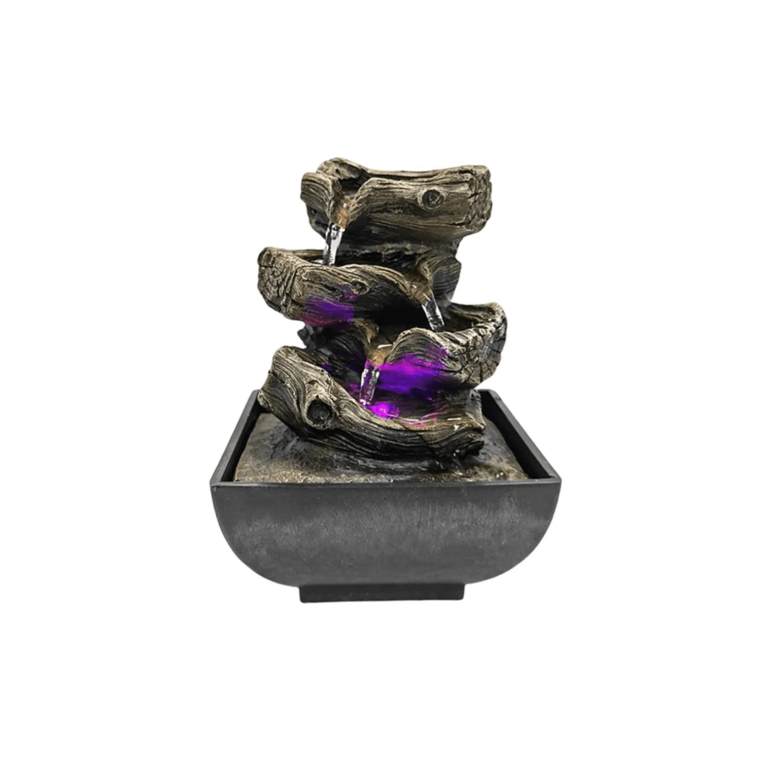 Mundo Online - Decoración Cascada/fuente De Escritorio 4 Niveles Con Luces