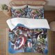 thumbnail image 1 of Justice League 3-Piece Bedding Set For Kids Boys Girls Adult Cartoon Warm Cute Fashion Holiday Present Gift Bed Sheets, 1 of 5