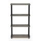 thumbnail image 3 of Estante expositor Furinno Turn-N-Tube de 4 niveles, roble francés, 3 of 6
