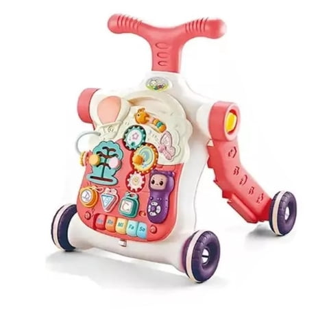 Total E-Commerce - Juguete Caminador 5 En 1 Didacto Interactivo Rosado Infantil
