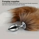 thumbnail image 2 of 1pc Fox Tail Anal Plug with G-Spot Stimulation - Enhance Pleasure and Intimacy for Couples, 2 of 2