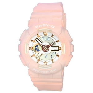 Casio - Reloj Baby-G Análogo Digital Cuarzo Esfera Blanca Ba-110Xrg-4A Ba110Xrg-4 100M Para Mujer