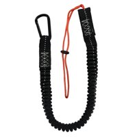 Magideal - Herramienta Cordón Clip Cuerda Elástica Correa Con Hebilla Correa Autoblocante Mosquetón Cordón De Choque Tapón Telescópico Para Senderismo Montañismo Anillo D