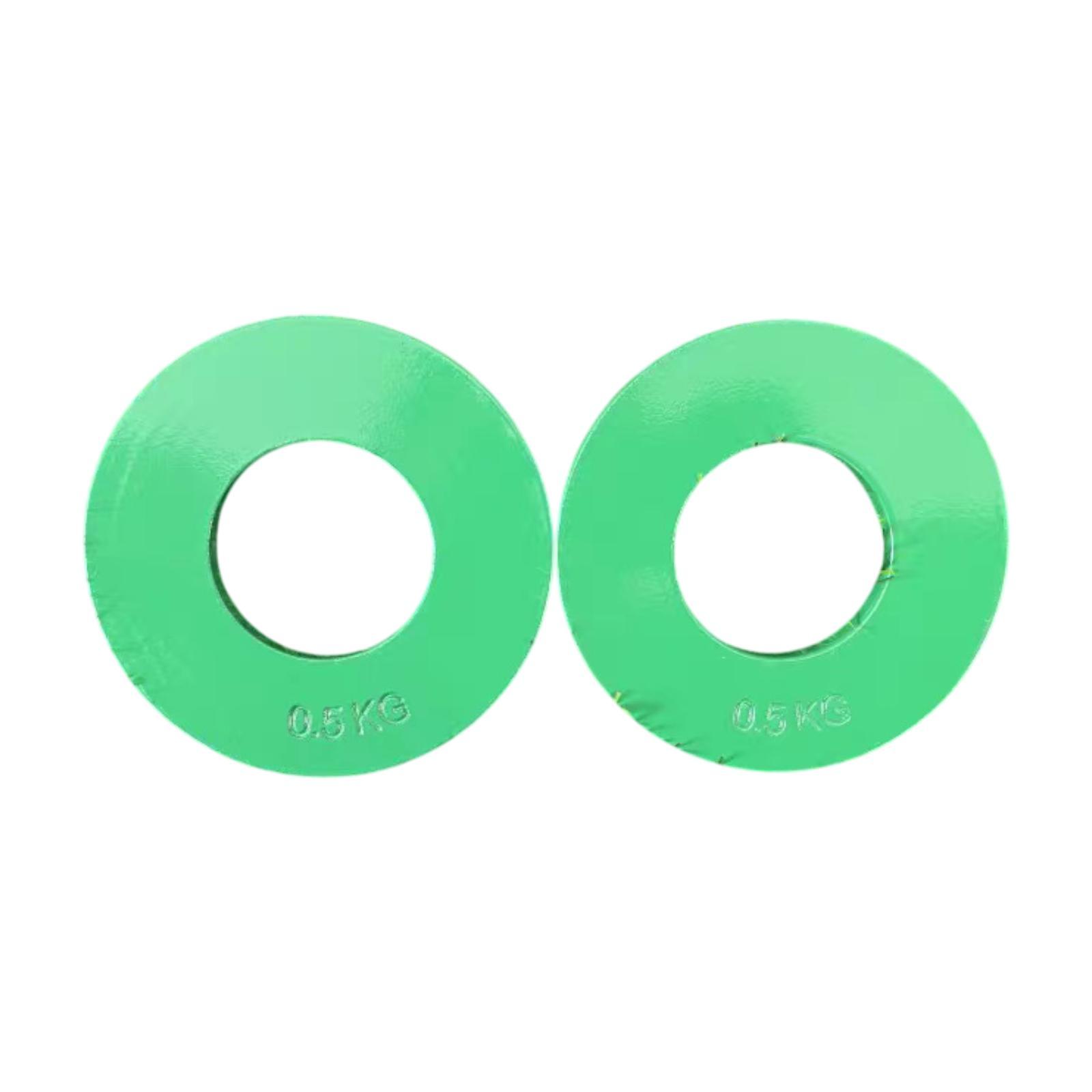 Magideal - 2 Piezas De Entrenamiento De Fuerza Microplats Barra Pesas. Cambio De Peso Señal De Peso Para El Entrenamiento De La Casa Y El Gimnasio Para El Entren 05 Kg