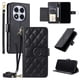 thumbnail image 1 of Funda tipo billetera FOXDOCK para Xiaomi Redmi Note 14 Pro 5G – Tapa abatible con correa para mujer, 1 of 5