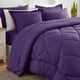 thumbnail image 4 of Juego de edredón Bed in a Bag CozyLux King de 7 piezas, color morado, 4 of 9