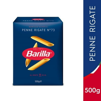 Fideo Pasta Penne Rigate N°73 Caja 500 G Barilla