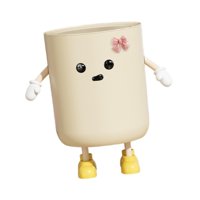 Magideal - Lindo Bote De Basura, Cubo De Basura De Cocina, Práctico Y Elegante Cubo De Basura, Cubo De Basura Para Granja, Baño, Dormitorio, Sala De Estar, Apart Arco De Pie De 12 L