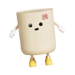 Magideal - Lindo Bote De Basura, Cubo De Basura De Cocina, Práctico Y Elegante Cubo De Basura, Cubo De Basura Para Granja, Baño, Dormitorio, Sala De Estar, Apart Arco De Pie De 12 L