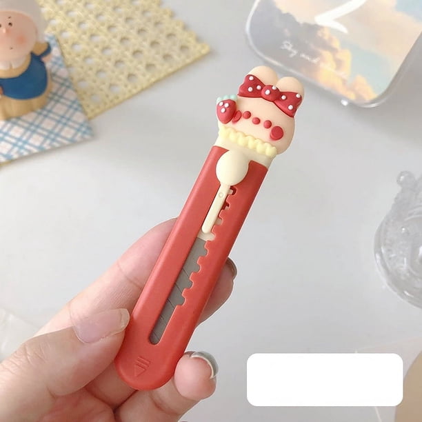 1pc Cartoon Animal Utility Knife: Perfect for Student Stationery, Office Envelope Opening & More!