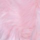 thumbnail image 5 of Alfombra Walk on Me de piel sintética tipo oveja, rosa, 152 x 152 cm, 5 of 5
