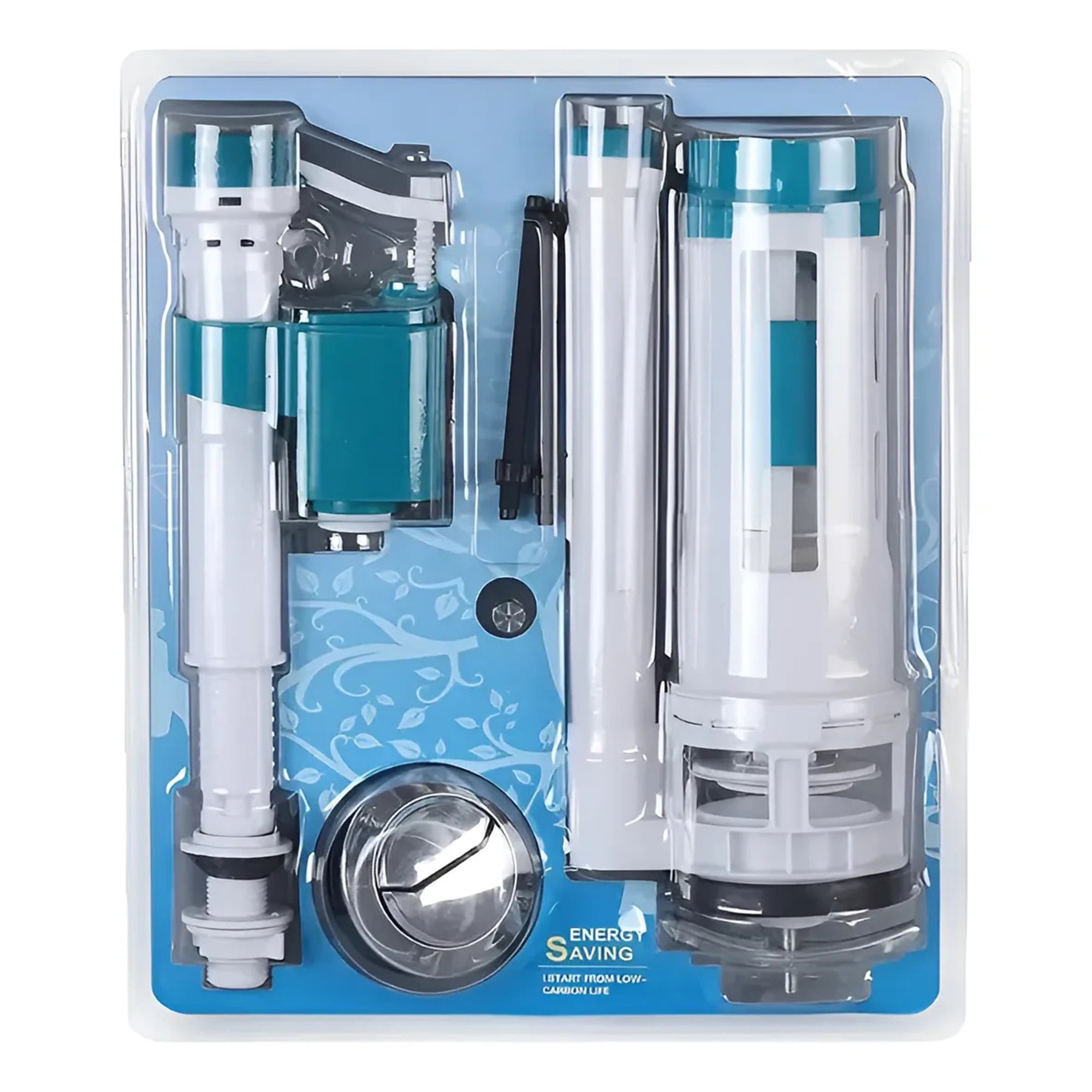 Genérica - Kit De Valvula Completo Para Estanque Con Botón Wc Fitting