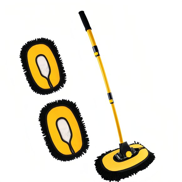 MOP MVEQRRN Cepillo Curvo de Chenilla para Lavado de Autos 50-102 cm