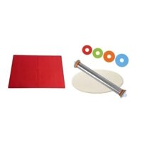 Genérico - Tapete De Silicona 62X42Cm + Uslero Ajustable Fondant 45Cm