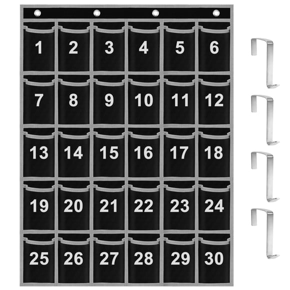 Organizador negro ZKOO con 30 bolsillos