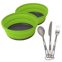 Set De Camping 2 Bowls Compactables Mas Cubieros Avellana Atakama Outdoor