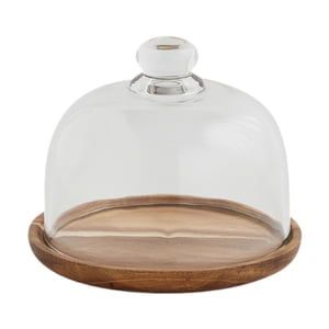 Magideal - Soporte Para Pasteles Con Cúpula, Plato Para Servir, Exhibición De Repostería, Cúpula De Queso Cloche Con Base Para Tiendas De Postres De Cocina , 148 Cm X 12 Cm