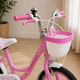 thumbnail image 3 of Bicicleta Infantil Niña Aro 14 Canasto Ruedas Apoyo Mamakids Rosado, 3 of 7