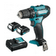 thumbnail image 2 of Kit Taladro + Atornillador Impacto 12v Makita Clx224sax, 2 of 7