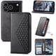 thumbnail image 2 of Funda Flip FOXDOCK para iPhone 17 Pro , Estilo Billetera con Diseño Rombo, Correa de Mano y Soporte, Uso Diario, 2 of 6