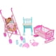 thumbnail image 3 of Muñeca Con Coche Y 35 Accesorios, 3 of 3