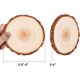 thumbnail image 3 of Rodajas de Madera LESUMI, 20 Unidades, 3.54 in x 0.4 in, 3 of 3