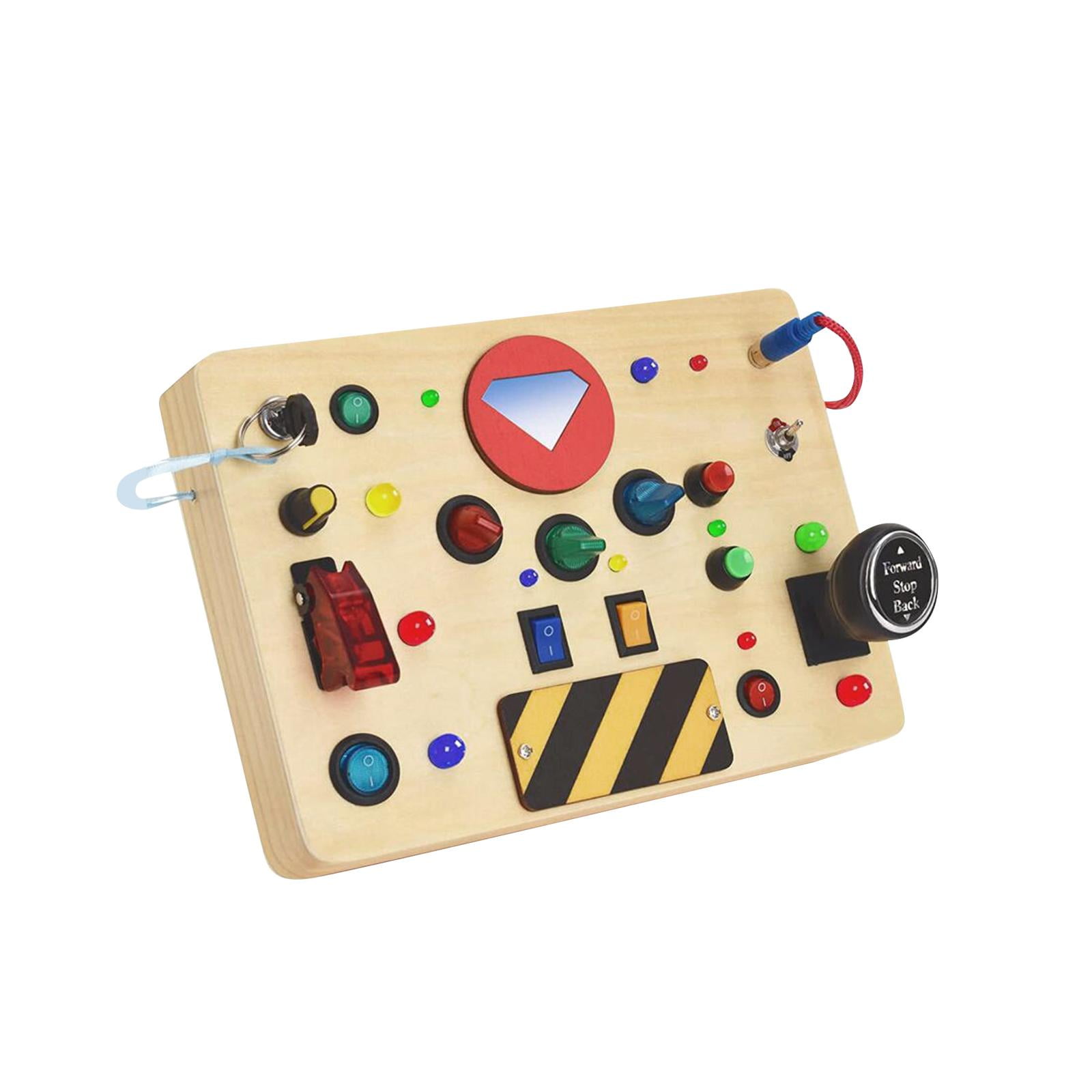 Bothyi - Tablero De Interruptores Led Actividades Enseñanza Prop Juguete Educativo Temprano Para Niños Pequeños