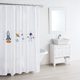 thumbnail image 1 of Cortina de baño Espacial, 1 of 2