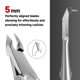 thumbnail image 3 of Pinza corta cutículas TEPRETER 5 mm 1/2 mordaza Acero inoxidable, 3 of 8