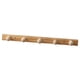 thumbnail image 1 of Ganchos de madera para abrigos, ganchos de pared para colgar toallas, perchero para colgar abrigos, ganchos de montaje en pared para Puerta del dormit 5 ganchos, 1 of 5