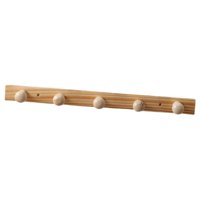 Magideal - Ganchos De Madera Para Abrigos, Ganchos De Pared Para Colgar Toallas, Perchero Para Colgar Abrigos, Ganchos De Montaje En Pared Para Puerta Del Dormit 5 Ganchos