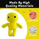 thumbnail image 3 of Peluche Adenzai Wobbly Life Hombre Amarillo Pulpo, 3 of 9
