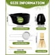 thumbnail image 2 of Juego de batidor para matcha Jardin Tesoro Black de 5 piezas con chawan de 510 ml, 2 of 8