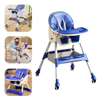 Genérico - Silla Comer Kinder Portátil Calidad Con Ruedas