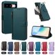 thumbnail image 4 of Funda con Billetera para [Google Pixel 8] con Bolsillo Zipper y Tarjetero Verde pavo real, 4 of 6