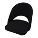 thumbnail image 4 of Funda Suave Para Silla Con Respaldo Corto Y Curvo Funda De Poliéster En Arco Para Comedor, Negro, 4 of 5