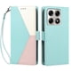 thumbnail image 3 of Cartera Plegable para Motorola Edge 70 Pro, PU Tricolor con Ranuras, Verde, 3 of 6