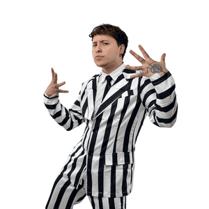 Red Sale - Disfraz Beetlejuice Halloween Con Corbata