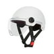 thumbnail image 2 of Casco De Moto Ligero Cómodo Transpirable Verano Media Cara Casco Blanco, 2 of 5