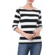 thumbnail image 5 of INSPIRE CHIC Camisetas a Rayas de Regreso a Clases para Mujer Ajuste Ceñido Mangas al Codo Cuello de Barco T-Shirt L Negro Blanco, 5 of 7