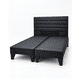 thumbnail image 2 of Cama 2 Plazas Tapizada Negro, 2 of 3