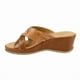 thumbnail image 4 of Sandalia New Walk Tiras Cruzadas Café, 4 of 6